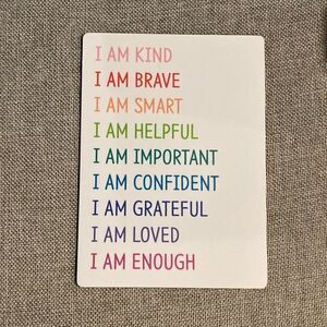 Rainbow Affirmations Magnet 
